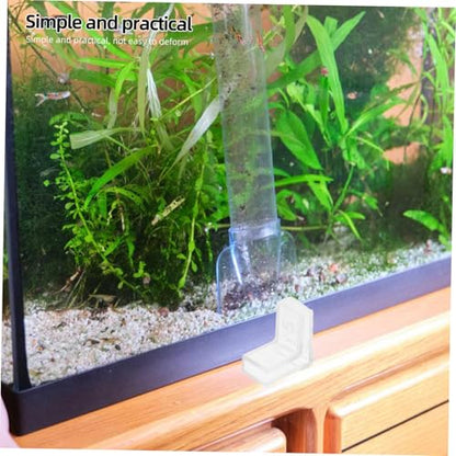 YARNOW 10Pcs Transparent Aquarium Corner Guards Shaped Fish Tank Edge Protectors Durable Multifunctional Bumpers for Aquariums Furniture Appliances