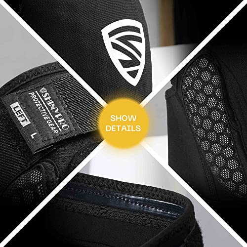 Knee Guard,MTB Knee Pads,Snowboard Knee Pads,Low Temperature Resistance,Breathable - size: Medium