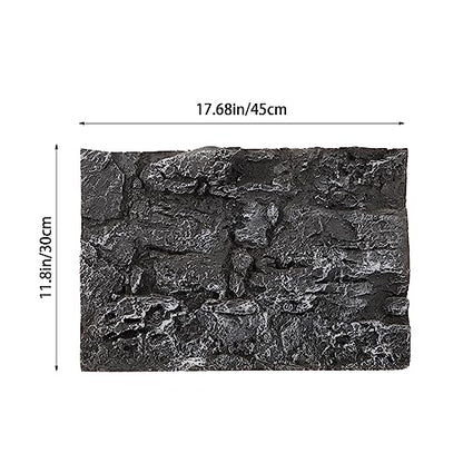 FOMIYES Aquarium Background 3D Fish Tank Background 45X30X5CM Reptile Tank Backdrop