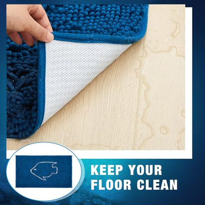 Aquarium Mat, 20x36 Inch Large Fish Tank Cleaning Pad, Super Absorbent Chenille Sponge Pad, Protects Furniture from Water & Scratches, Decorative Floor Mat for Fish Hobbyists