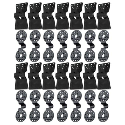 Artibetter 30pcs Reusable Mesh Buckle and Film Clip for Garden Greenhouse, Non-slip Agricultural Net Clamp Set and Square Clips for Sunshade and Bird Net Fixing