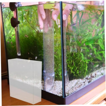 UPKOCH Small Betta Fish Bowl Observation Box Portable Betta Tank for Fish Breeding for Aquarium Hatching