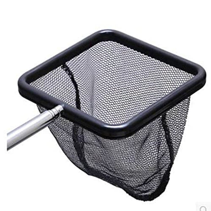 Stainless Steel Fishnet Square Extendable Fish Net High Density Fishnet Applicable to Aquarium Black 1 Pcs Attractive and Fashion