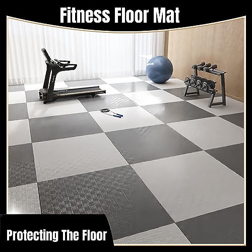 4 Pcs 100x100 CM Puzzle Exercise Mat, EVA Foam Interlocking Tiles for Exercise, Gymnastics and Home Gym, Three Thicknesses(Size:100x100x3cm)
