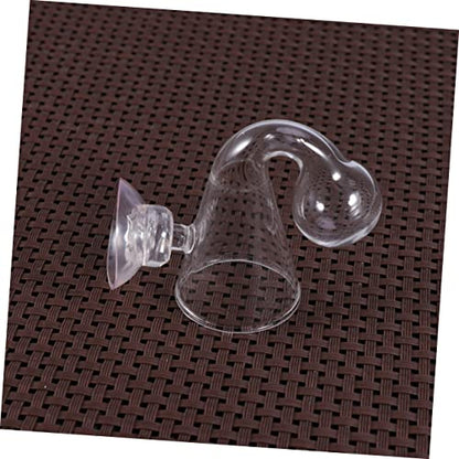 4pcs Checker Aquarium Glass Drop Checker for Monitoring Carbon Dioxide Concentration for Aquatic Plants and Fish Tanks Easy Installation Below Water - size: Size 2