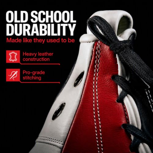 Ringside Boxing Speed Bag – Durable Leather Construction with Reinforced Triple-Stitched Seams and Heavy-Duty Attachment Loop,for Speed and Reflex Training - size: Large (New)