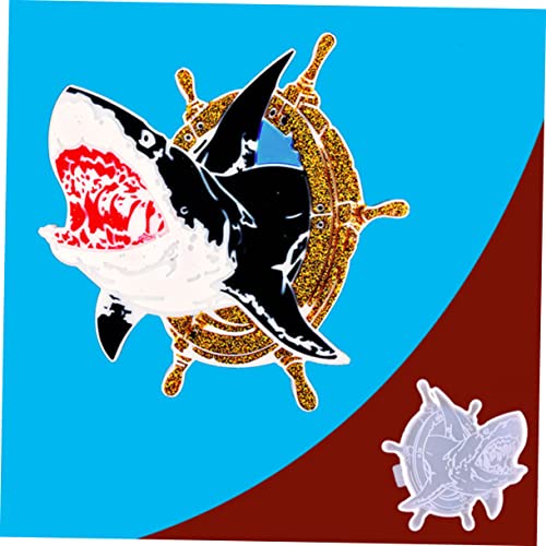 Shark Coaster Silicone Mold for DIY Cup Mats Easy Demould Smooth Finish Durable Resin Crafting for Home Decor and Gifts