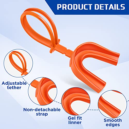 Kanayu 30 Strapped Mouth Guard Without Boil Mouthguard - color: Multicolor, size: Adults