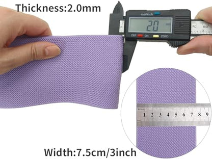 Lavender Wide Knit Elastic Band 3" x 5yd for Sewing - color: Lavender #33