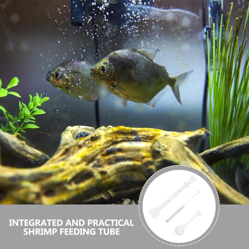 BESPORTBLE Aquarium Feeder Tube Shrimp Fish Feeder Tool 3pcs Precise Feeding Device for Fish Tank Aquarium Supplies
