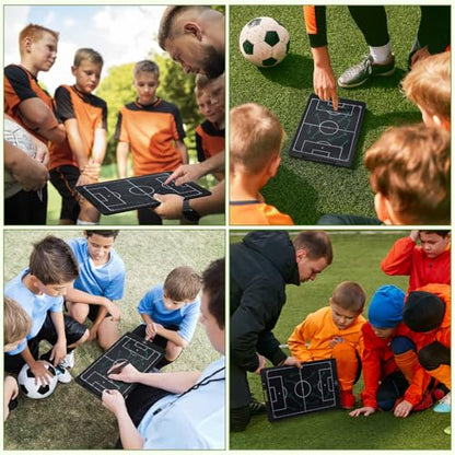 Soccer Coach Board,LCD Tactic Coaching Board,Digital Football Coaching Board,Writing Tablet Blackboard LCD Tactical Board with Stylus Pen for Strategy Planning and Training