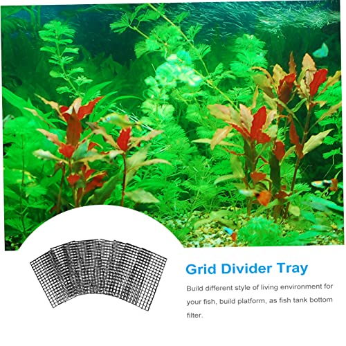 10pcs Fish Tank Divider Grid Divider Panels for Aquariums Easy to Install Isolation Board for Fish Breeding and Separation Material