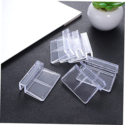UKCOCO 10Pcs Plastic Fish Tank Cover Bracket Aquarium Support Frame for Tanks and Plastic Material for Home Aquarium Setup