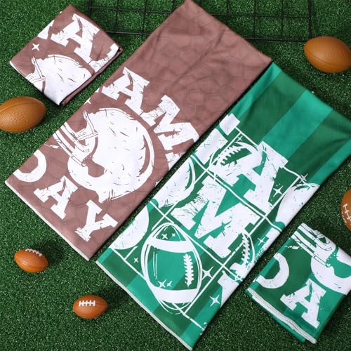 Mindsoft 12 Pcs Football Cooling Towels Microfiber 35"x15" Sports - style: Football