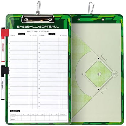 GoSports Premium Dry Erase Coaches Clipboards – Basketball, Baseball, Football, Soccer, Hockey, Volleyball, Lacrosse - color: Baseball / Softball