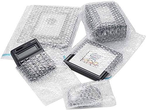 300 Pcs (4x6inch) Bubble Double Walled Clear Cushioning Pouch Bags Wrap- Protective Bags for Shipping,Storage,and Moving - size: 300 Pcs