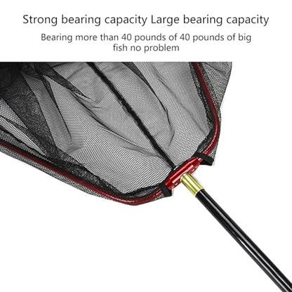 Dip Net Head Folding Fishing Outdoor Landing Net Replacement Triangular Fly Fishing Hand