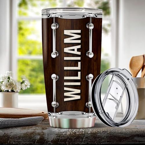 Personalized Drummer Gifts For Men Women Coffee Cup Travel Mug Water Bottle Tumbler Gift for Music Lovers Drum Players Daughter Son Christmas Birthday 20oz Stainless Steel Insulated with Lid - color: DRUM