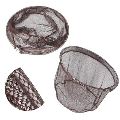 Outdoor Fishing Net Portable Quick Dry Landing Net Foldable Dip Net Replacement for Fishing Gear Tools(40cm)