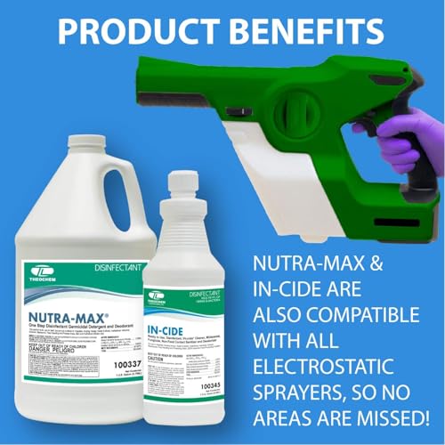 Nutra-Max Hospital Grade Disinfectant Cleaner Concentrate, Makes 32 Gallons