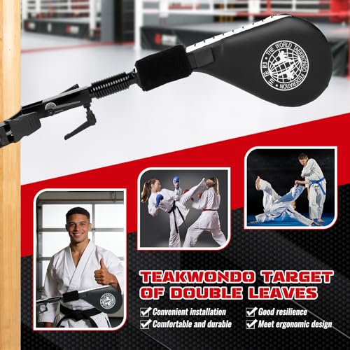 Hands-Free Taekwondo Kick Pads for Martial Arts Training for Tree or Pole