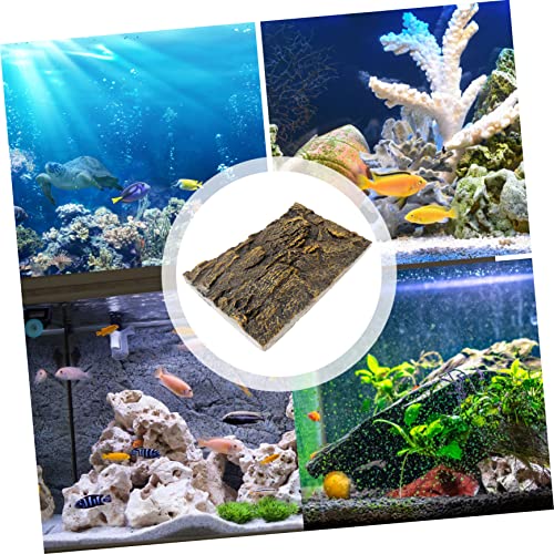 Custom Reptile Tank Decor 3D Terrarium Background Board Natural Background Spider Reptile Aquarium