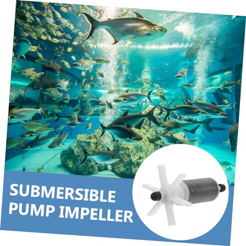 Happyyami Replacement Rotor Impeller for Submersible Pump Ideal for Fountain Pond Sump Aquarium Water Pump