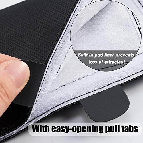 Dr.Fish 3 Pack Fishing Lure Wraps Lure Hook Cover Shield for Fishing Rod Thick Soft Padded Pierce Resistant Hard Baits Minnow Crankbait Popper Spinnerbait