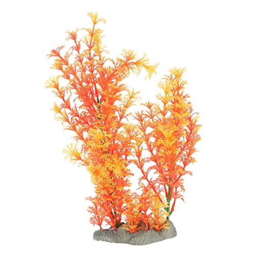 Creative Artificial Plant Desktop Aquarium Grass Fish Tank Decoration Lifelike Underwater Plant Material for Freshwater and Aquariums Decor