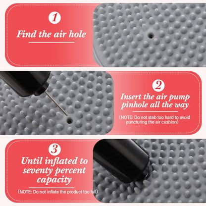 Libima 8 Pcs Wiggle Seat Inflated Wobble Cushion for Kids - color: Vibrant Color