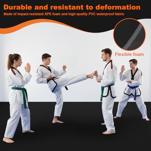 Roll Design Gym Exercise Mats 118.11x59.06x1.18in Indoor Thick Workout Mats Non-Slip for MMA Cheerleading Pilates Stretching Yoga