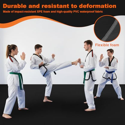 Roll Design Gym Exercise Mats 118.11x59.06x1.18in Indoor Thick Workout Mats Non-Slip for MMA Cheerleading Pilates Stretching Yoga