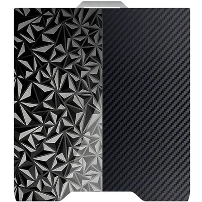 SPARKX i7 Build Plate Double Sided Smooth PET PEO Sheet for SPARKX i7 267x301mm, 3D Printer Flexible Removable Spring Steel Plate Heated Bed Platform Mat - size: 267x301mm, style: Black PEO+PET