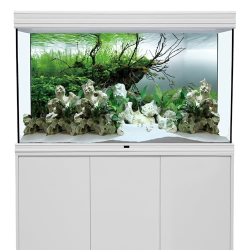 AWERT 36x20 inches Branches Fish Tank Background Seaweed Aquarium Background River Bed & Lake Aquarium Background Vinyl Background - size: 36x20in/90x50cm