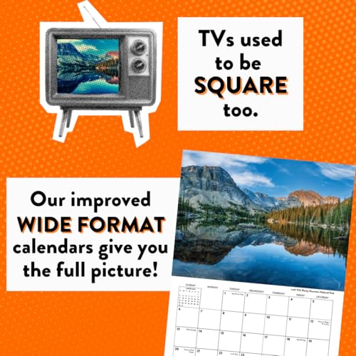 Aquarium Calendar 2026 Fish Monthly Wall Calender 12 Month | American Made In The USA - color: Aquariums, style: 2026