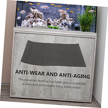 Mobestech 2pcs Reptile Terrarium Mat Thick Nonslip Tank Pad for Fish Tanks Shockproof Aquarium Bottom Mat and Absorbent Pad for Home Aquarium Setup