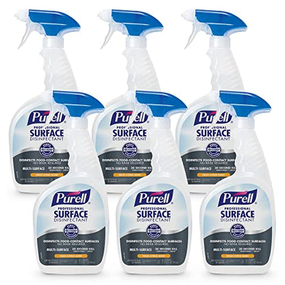 Purell Professional Surface Disinfectant Spray Bottle, 6ct x 32 oz - 3342-06