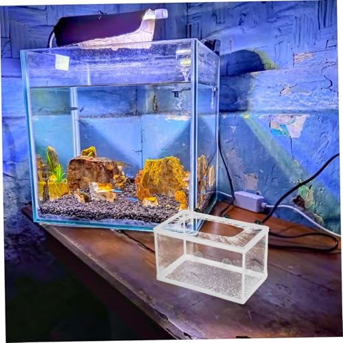 Happyyami Aquarium Mesh Fish Isolation Box Large Net Fish Tank Separator for Betta Aquarium