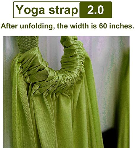 Yoga Fitness Stretching Strap, Adjustable Leg Stretcher Back Bend Assist Trainer, Improve Leg Waist Back Flexibility Home Gym Equipment for Rehab Pilates Ballet Cheerleading Splits Gymnastics - color: purple