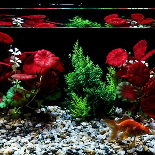 SHINEOFI Aquarium Background Sticker Roll, PVC Self-Adhesive Fish Tank Scenery Wallpaper, 45cm X 10m Black Backdrop for Aquarium Decoration and Underwater Scenery