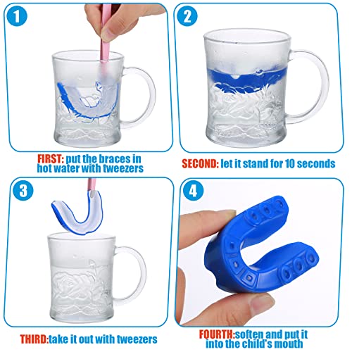 Frienda Adult Mouth Guards for Sports with Case - color: Bright Color