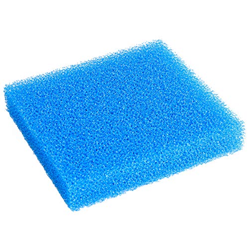AQUANEAT Aquarium Filter Sponge Open Cell Foam Sheet Bio Sponge Filter Media Pad HMF Fish Tank Sump Divider (11" Lx 10.25" W x 2" H, Blue) - color: Blue, size: 11" Lx 10.25"W x 2"H