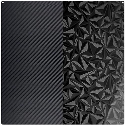 Upgraded Build Plate for AOSEED X-Maker Joy, Double Sided Smooth PEO PET Sheet Platform 128X128MM Premium Print Bed for AOSEED 3D Printer - size: 128x128mm, style: Black PEO+PET