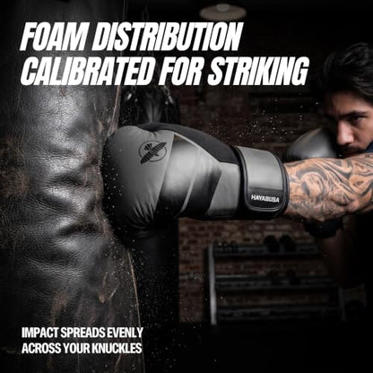 Hayabusa S4 Boxing Gloves - Sparring & Muay Thai - color: Black, size: 12 oz, Small