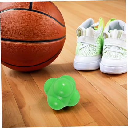KICHOUSE Silicone Hexagonal Reaction Ball Portable Agility Training Tool for Speed Reflexes Coordination Sturdy Lightweight Design for Versatile Sports Exercises for Adults