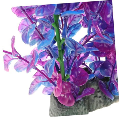 Decorative Aquarium Grass Artificial Tank Plant for Desktop Fish Tank Landscape DIY Lifelike Underwater Grass for Hiding and Enhancing Aquarium Ambiance