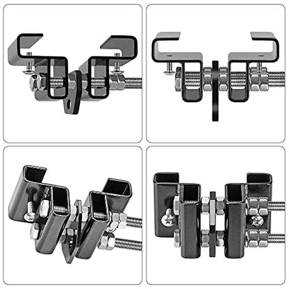 BeneLabel Punching Bag Hanger for I Beam 880 LBs Capacity Heavy Bag Mount Width Adjustable Boxing Bag Holder & Steel Beam Clamp for Beam - color: Beam Hanger & Carabiner (2 Pack)