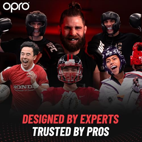 OPRO Instant Custom-Fit Mouthguard – Dentist Level Gum Shield Adult and Kids – OPRO Mouth Guard Boxing and MMA, Self-Fit Gum Shield Rugby – Maximum Protection with Dental Warranty (Gold/White) - color: White/Mint, size: Adult (10+)