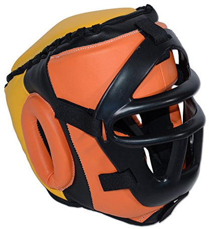 Ring to Cage Removable Safety Mask Training Headgear for Boxing, Muay Thai, MMA, Kickboxing - Youth and Adult Size - size: Large/X-Large (22.5” to 24.5” Head circumference)