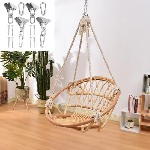 4Pc Heavy Duty Swing Hangers Kit,304 Stainless Steel,1000 LBS Load Capacity